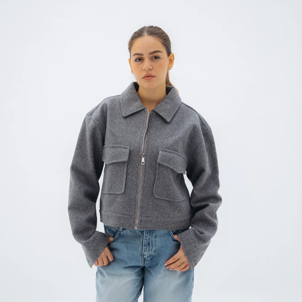 Oshe Soft Cropped Jacket