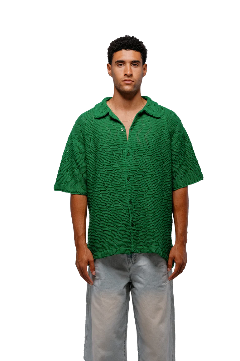 Knit Shirt In Green