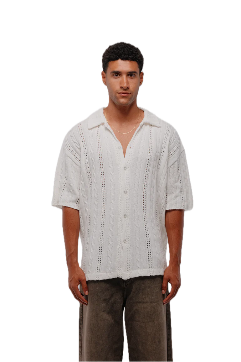 Knit Shirt In White