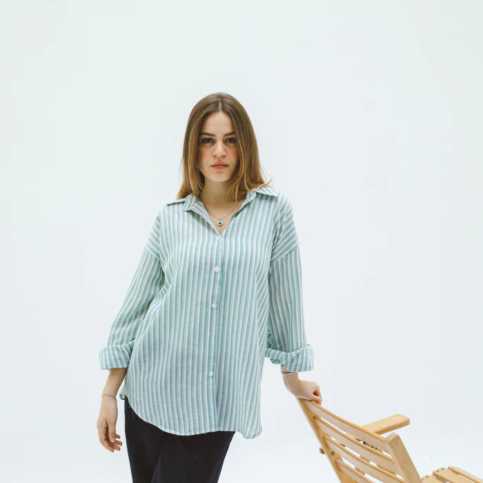 Oshe Striped Linen Shirt