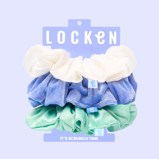 Locken Scrunchie Trio