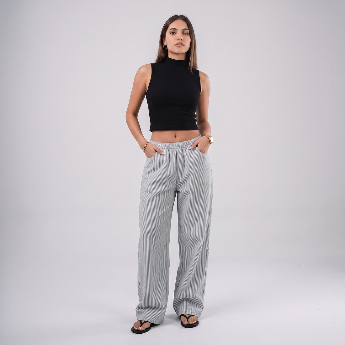 Denjo The Italian Striped Pants
