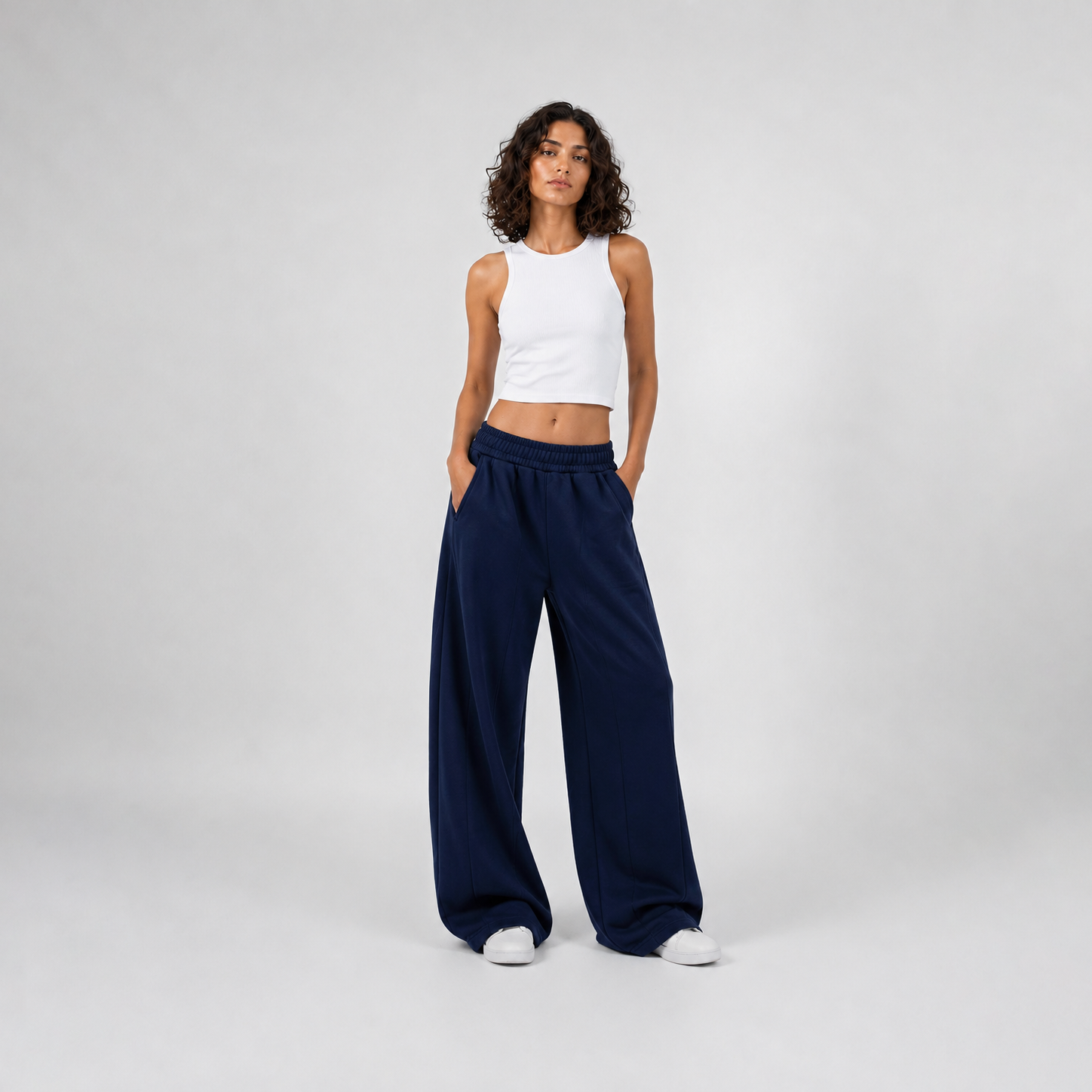 CTRL Initials Wide Leg Sweatpants