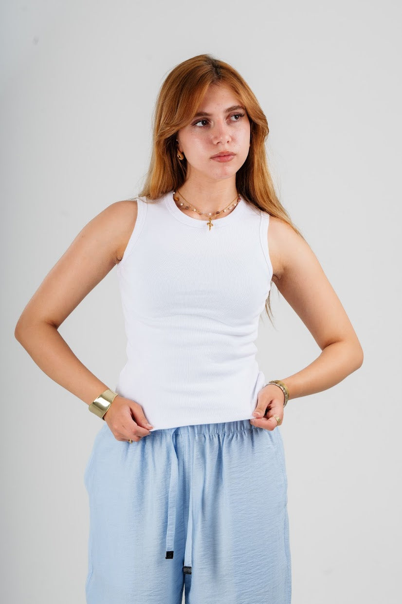 Plein De Vie Crew Neck Sleeveless