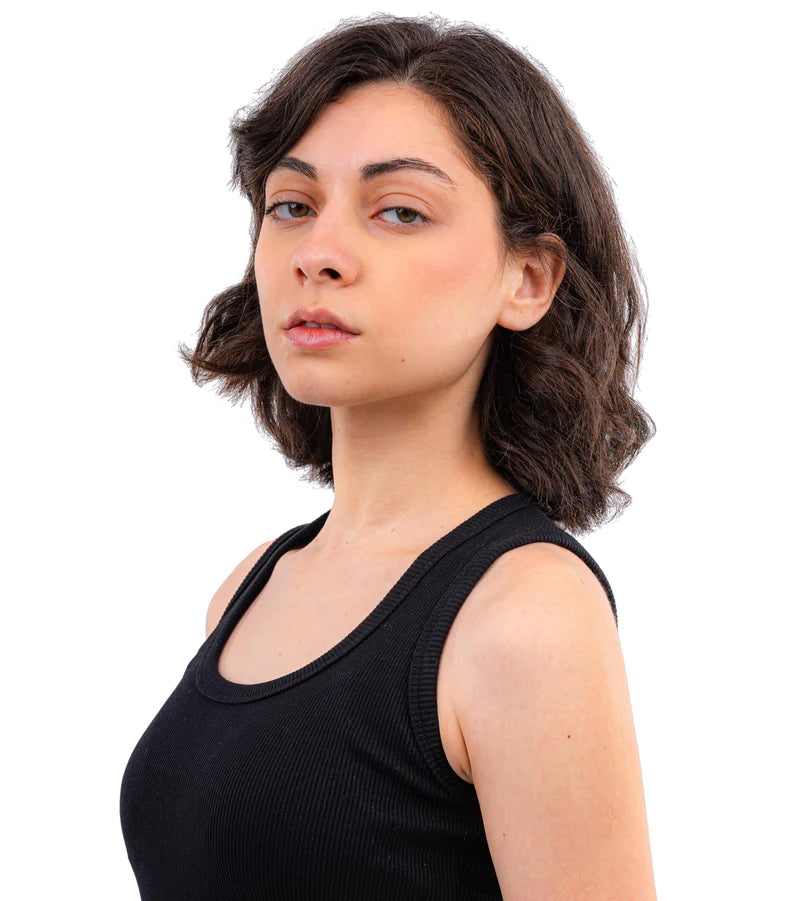 CTRL U Shaped Ribbed Tank Top