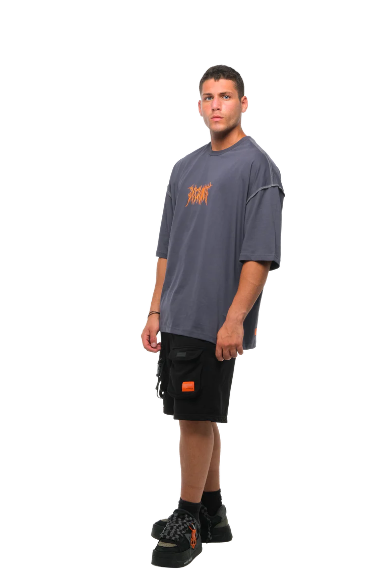 Never Too Basic Tee In Dark Grey