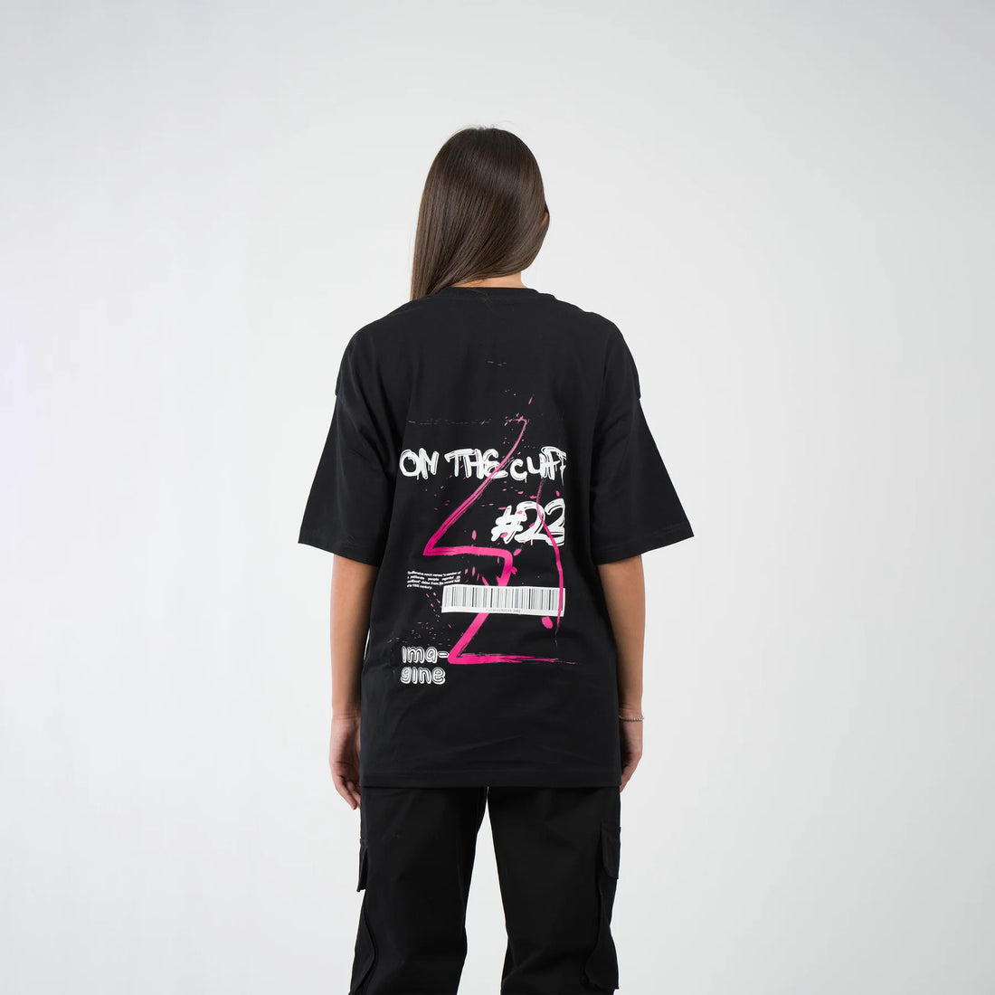 Black On The Cuff Tee