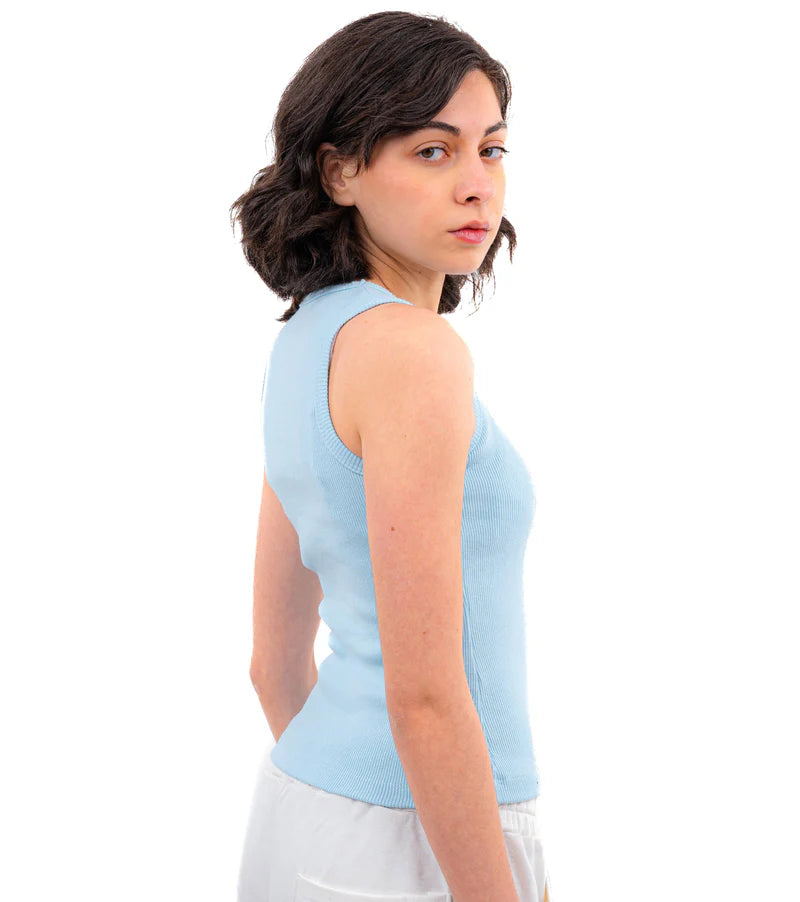 CTRL U Shaped Ribbed Tank Top