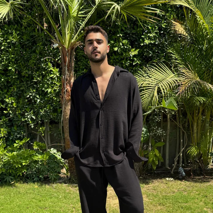 Aykoona Linen Shirt Long sleeve