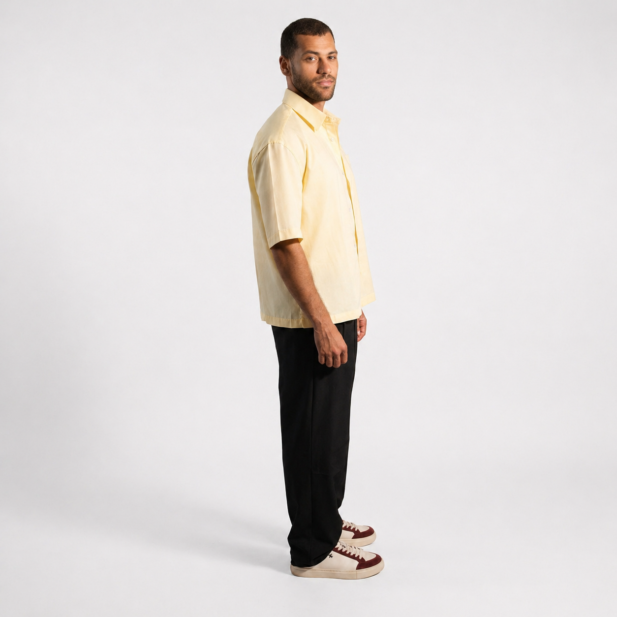 Denjoe Short Sleeve Linen Shirt Boxy Fit