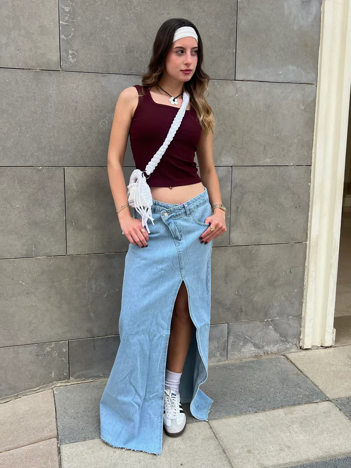 Maison de Chris Skirts Long Cut