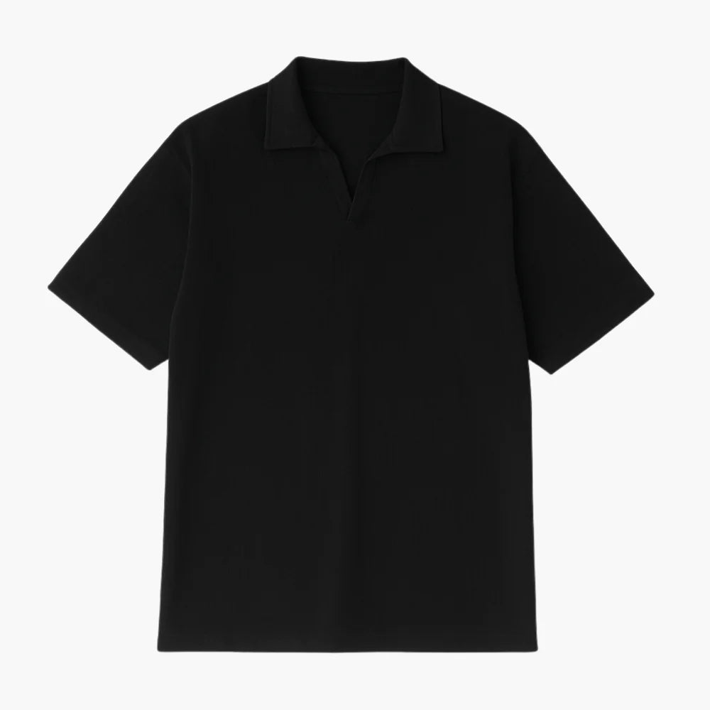 Atypical Studios Linen Polo Tee