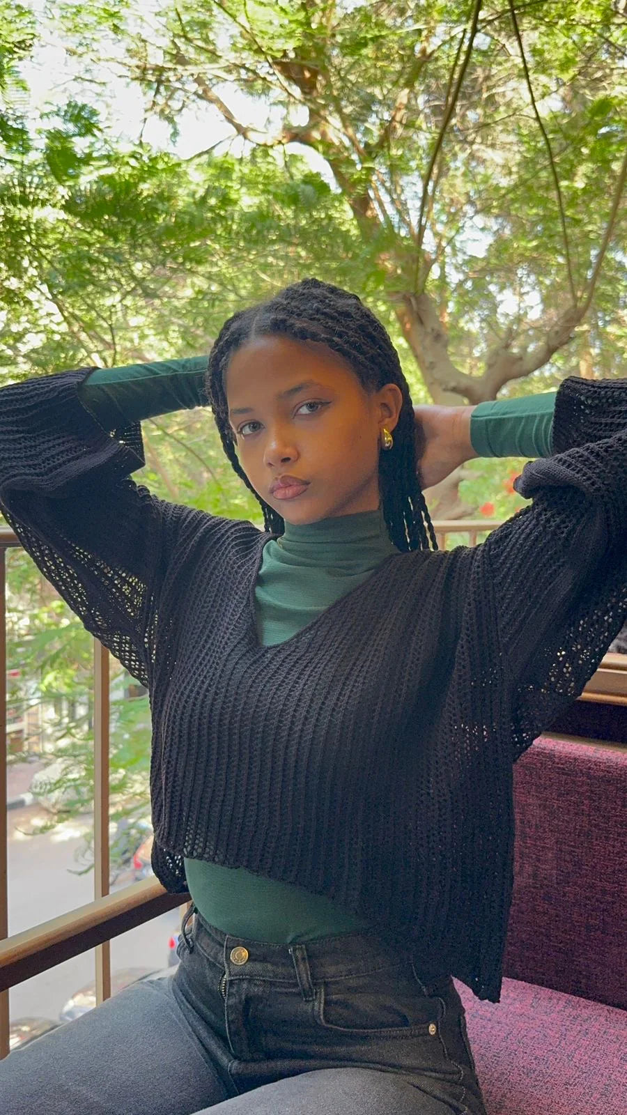 Bucks The Mesh Whisper Knit