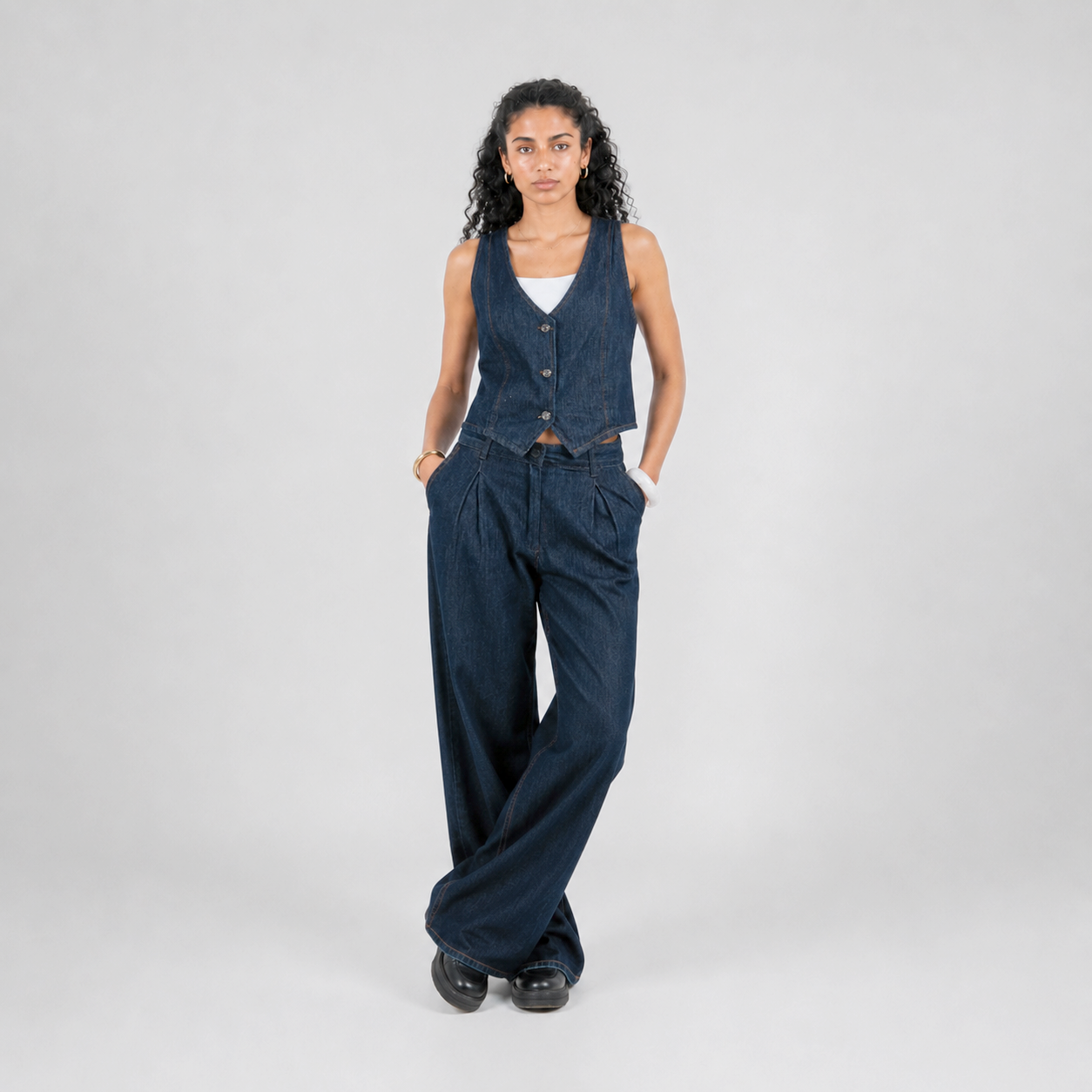 Eighties Denim Vest