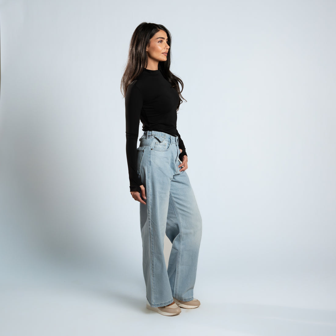 Blue Blood High Neck Long Sleeve