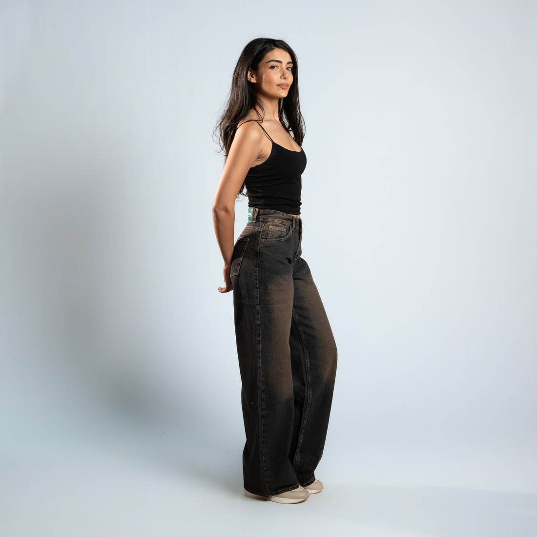 Frenchee Low Waist Baggy Jeans