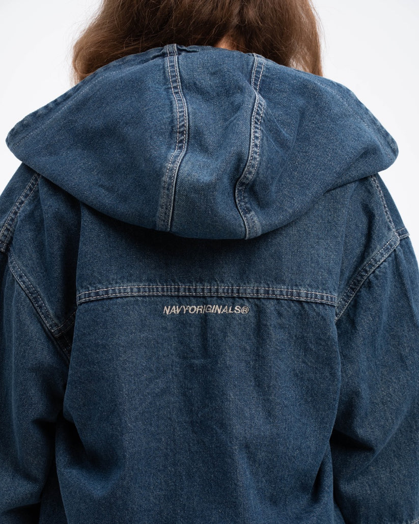 Navy Hooded jacket
