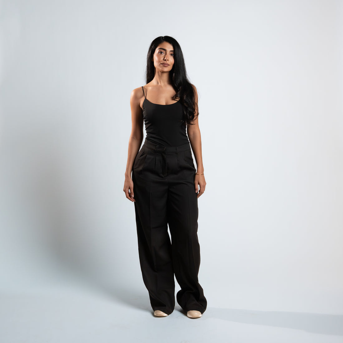 Azadoura Pleated Wide Leg Pants