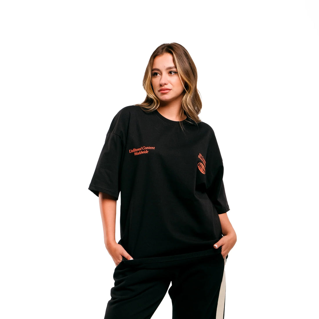 Black Edition Sensitive Content Oversized T-shirt