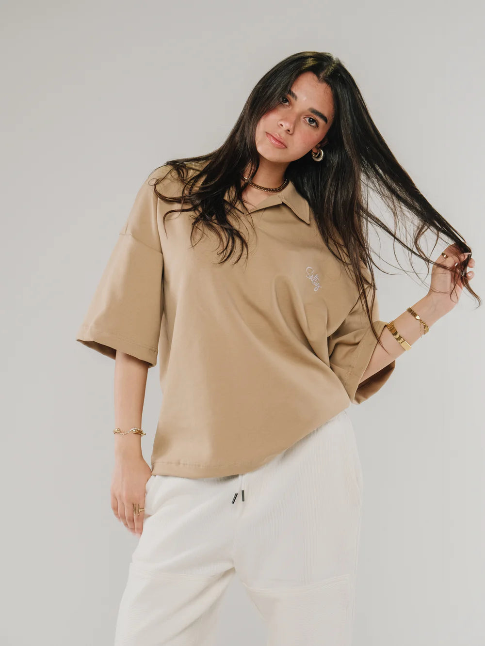Salty Oversized Polo
