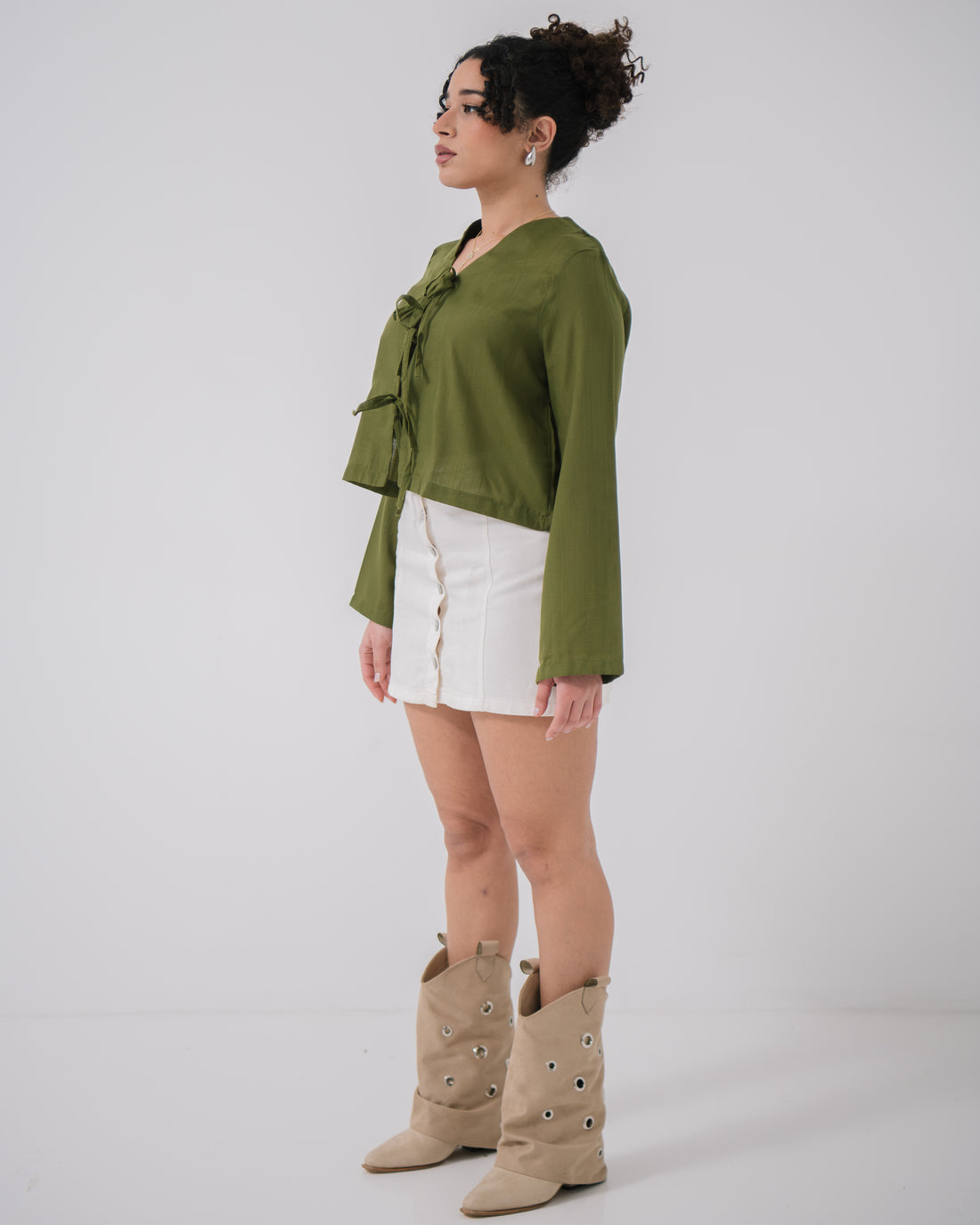 EIEI Sage linen Blouse