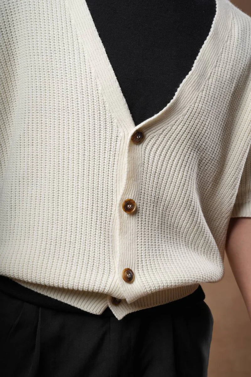 Bucks Knit Cardigan Boxy Fit