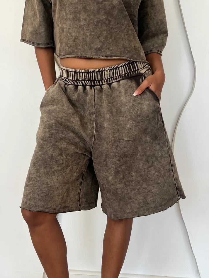 Maison De Chris Oversized Shorts