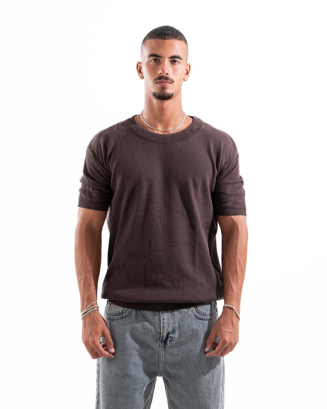 Psych Dotted Knitted Tee