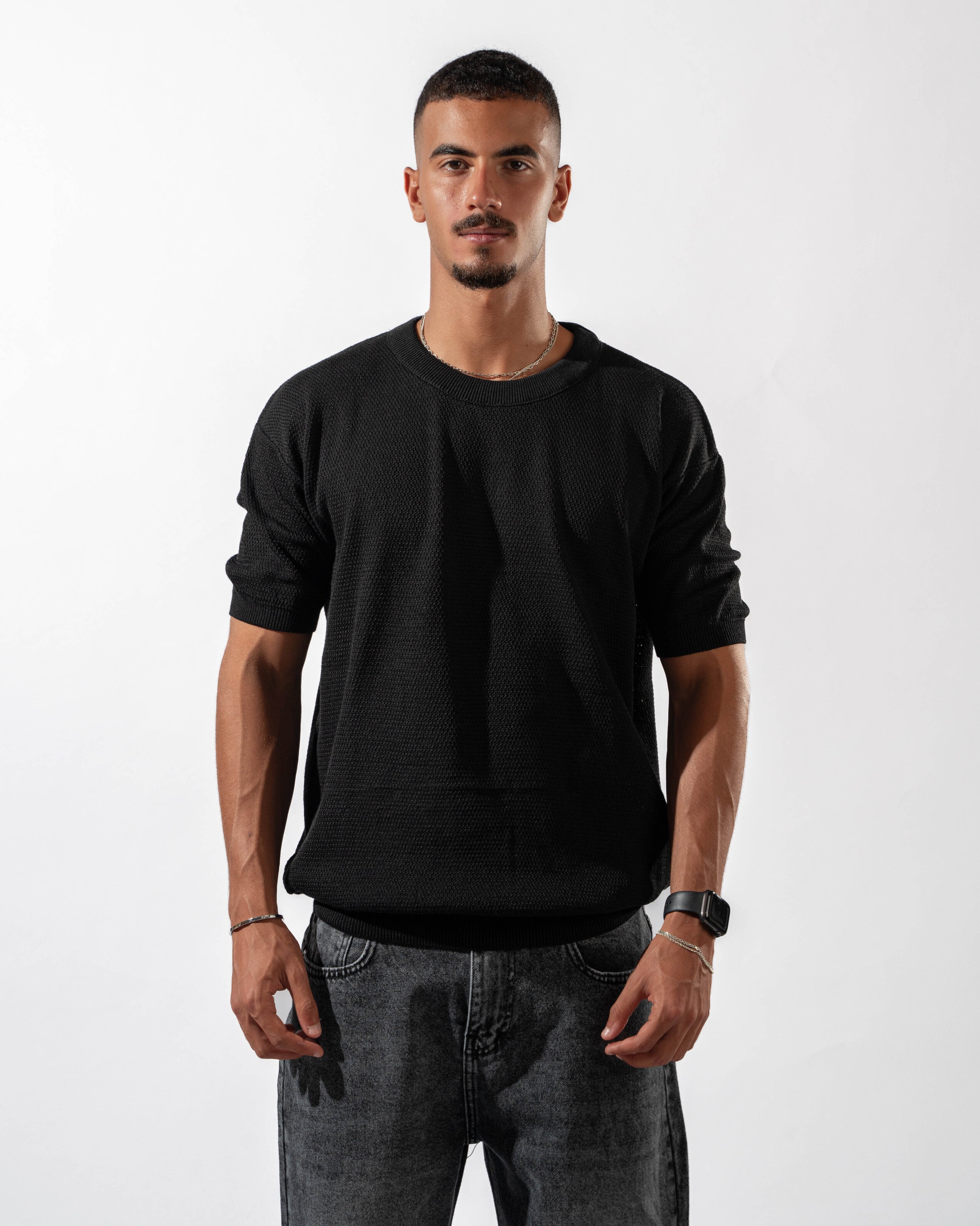 Psych Dotted Knitted Tee