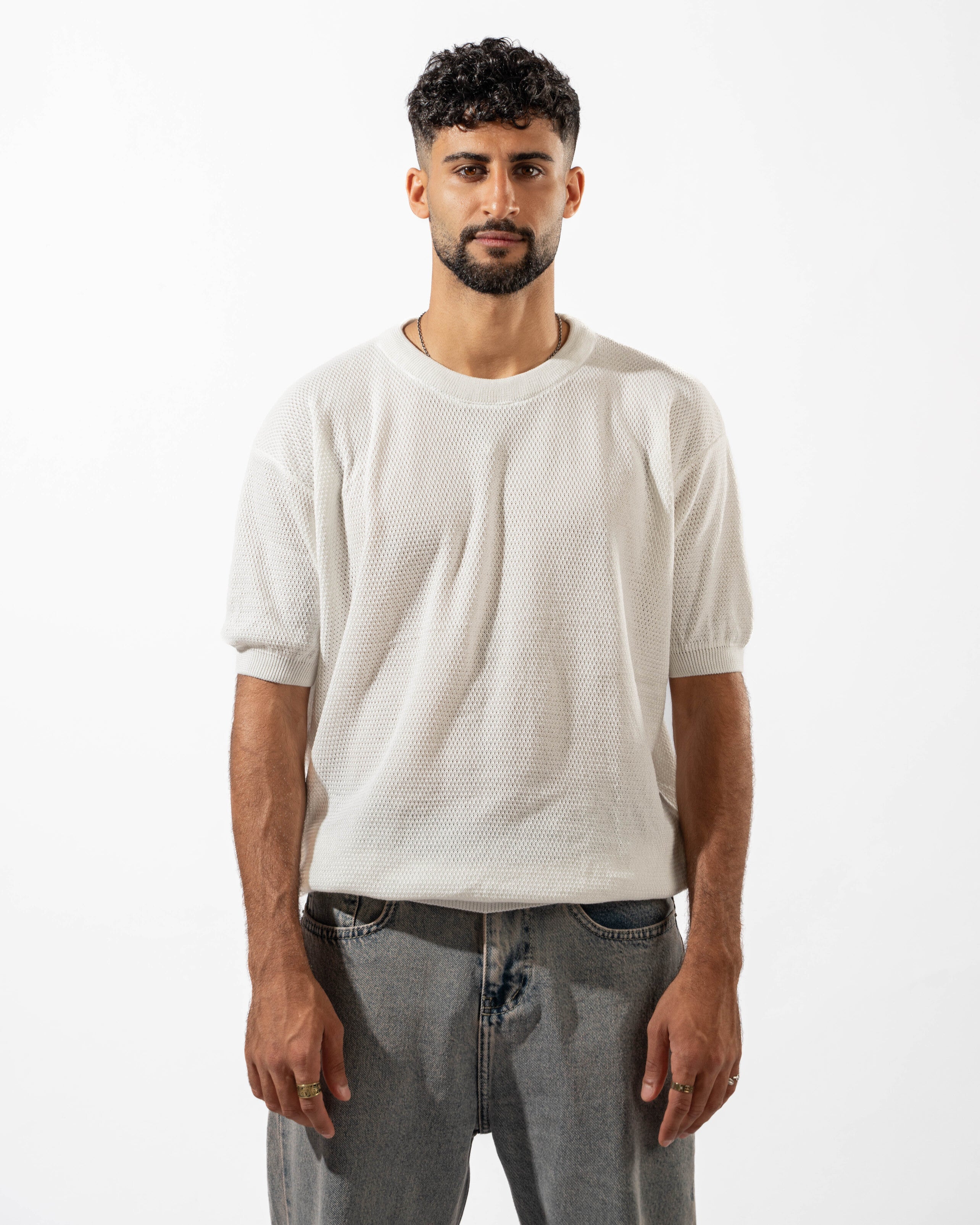 Psych Dotted Knitted Tee