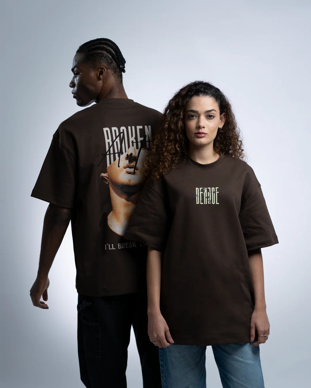 Denjoe "BROKEN ART" Oversized Tee