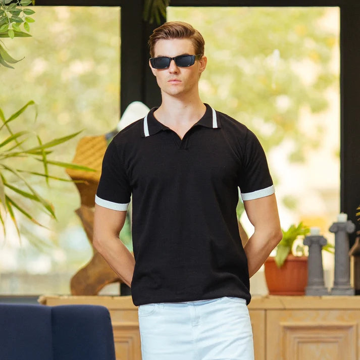 Aykoona Striped Polo