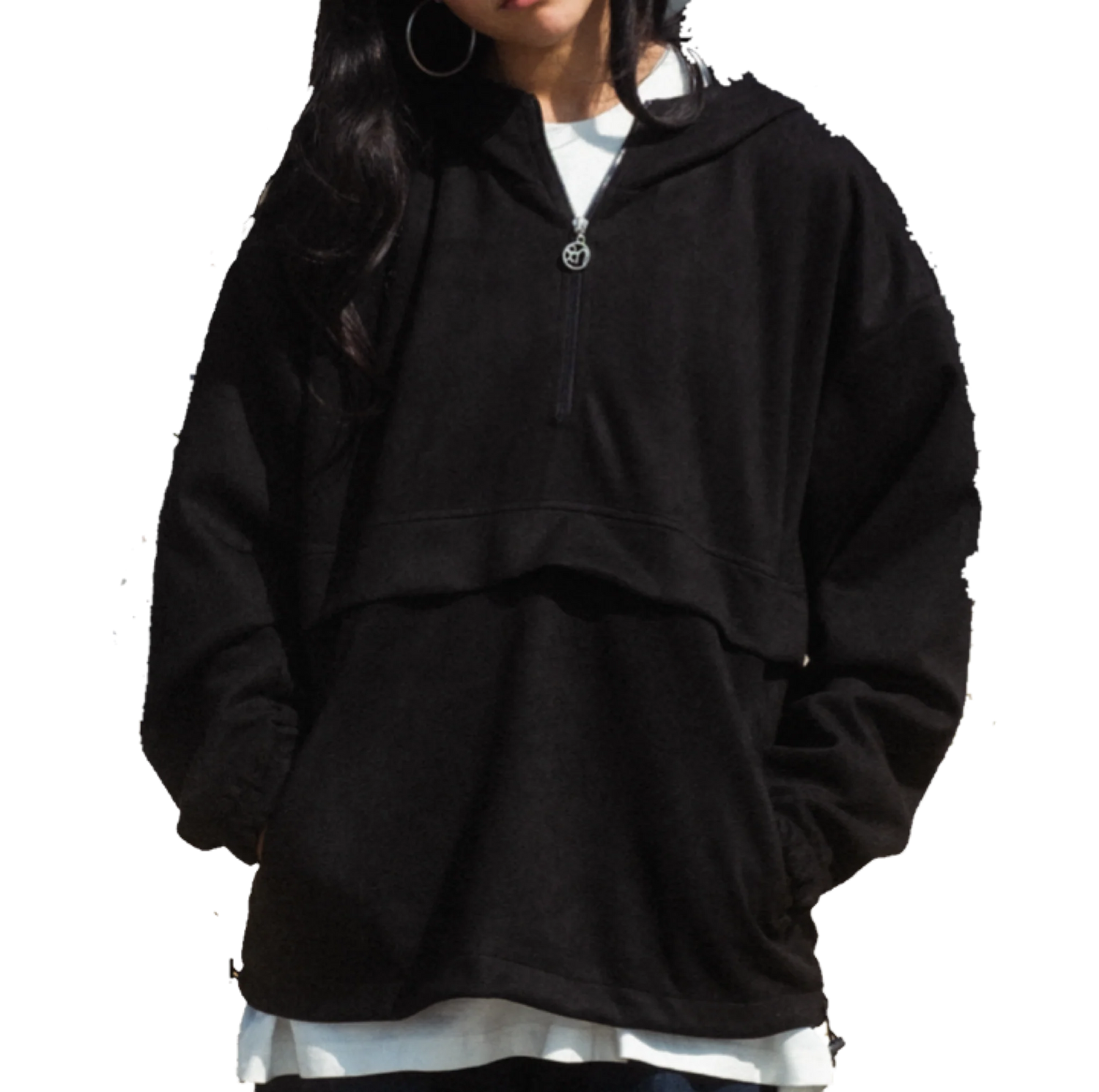 homeboy attire Velvet Quarter Zip Windbreaker