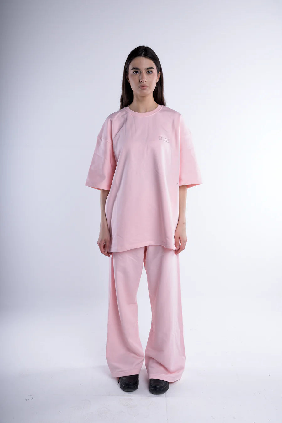 Blac Logo Print Oversized T-shirt