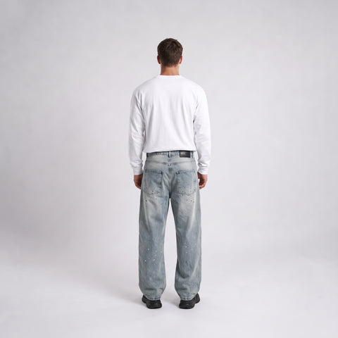 Coddiwomple Stained Baggy Jeans