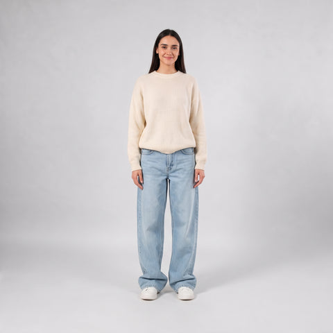 CTRL D02: Wide Straight Jeans - Women