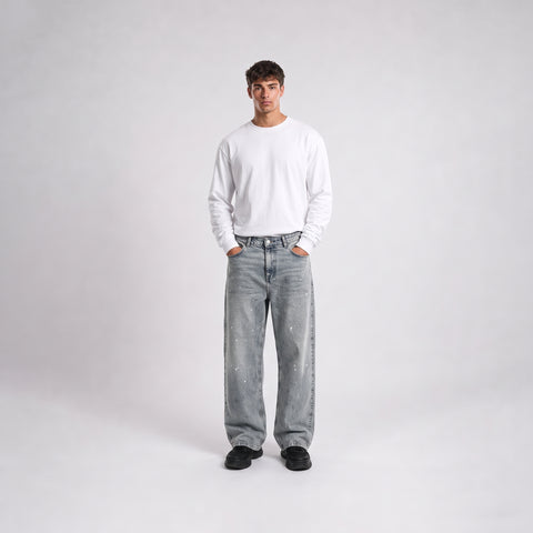 Coddiwomple Stained Baggy Jeans