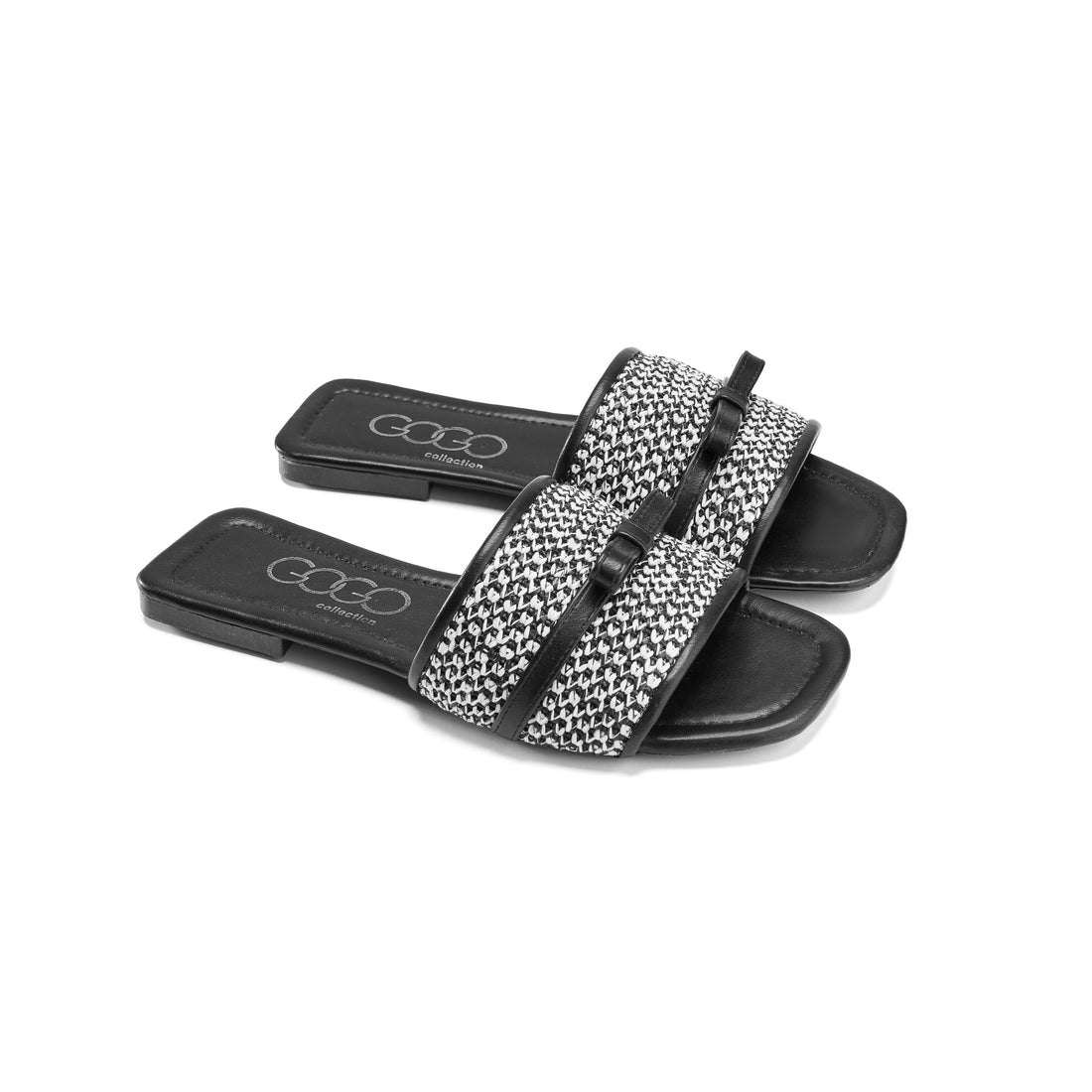 Gogoo Collection Braided Band Bow Slides