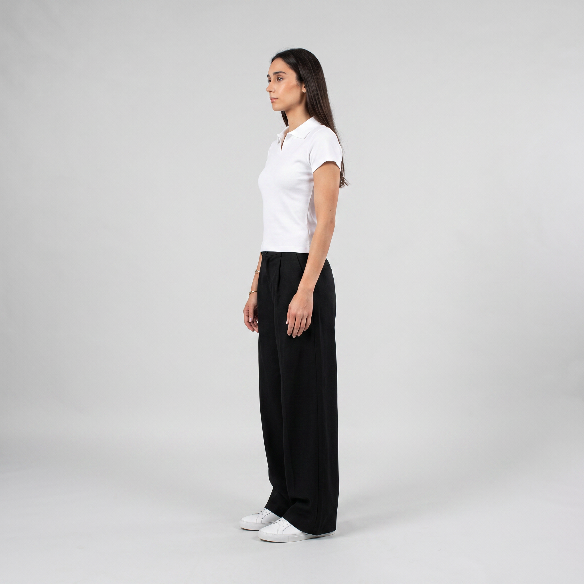 Bare And Blank Knitted Top