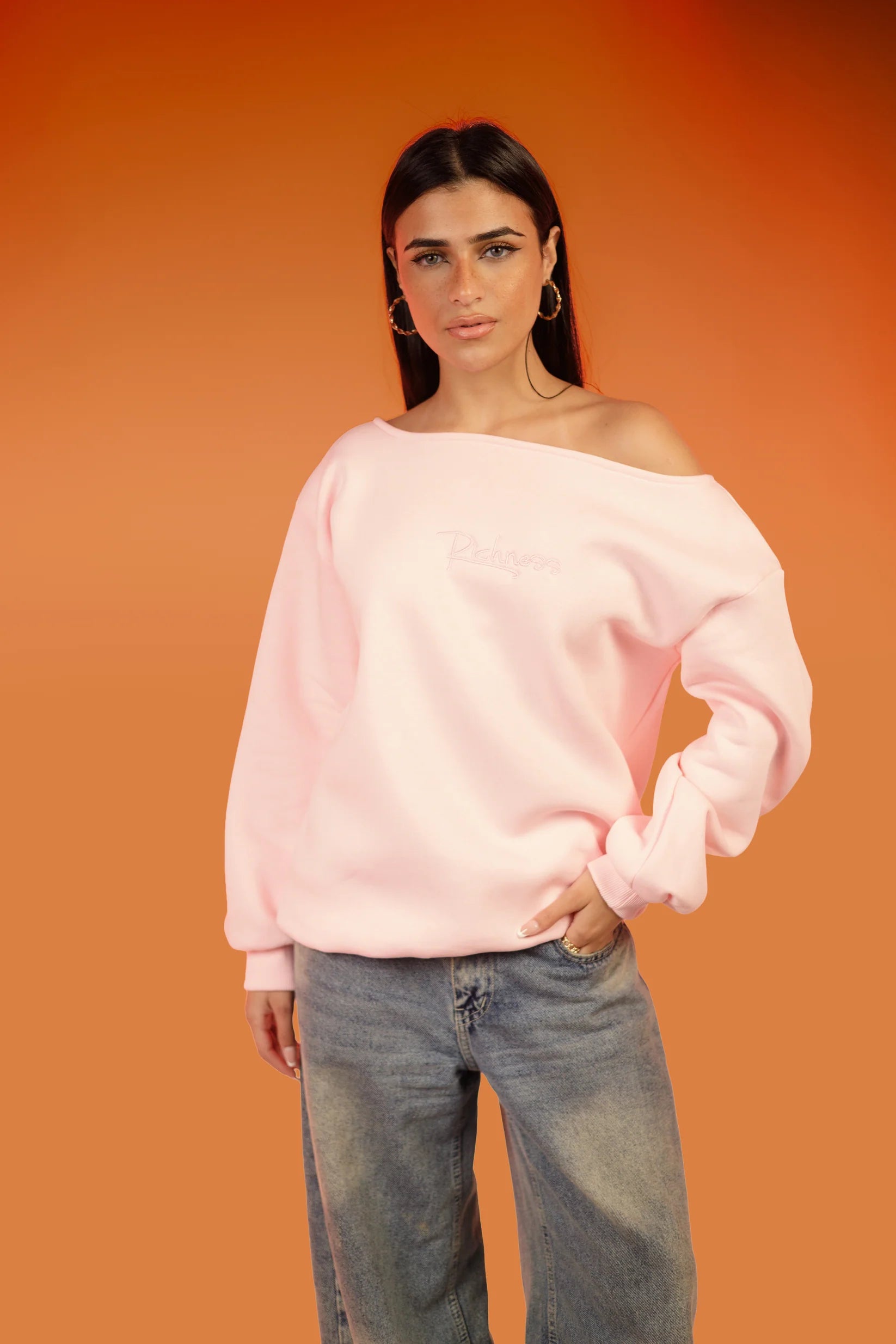 Richness Off Shoulder Sweater