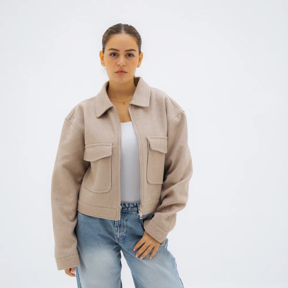 Oshe Soft Cropped Jacket