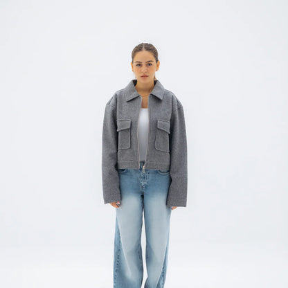 Oshe Soft Cropped Jacket