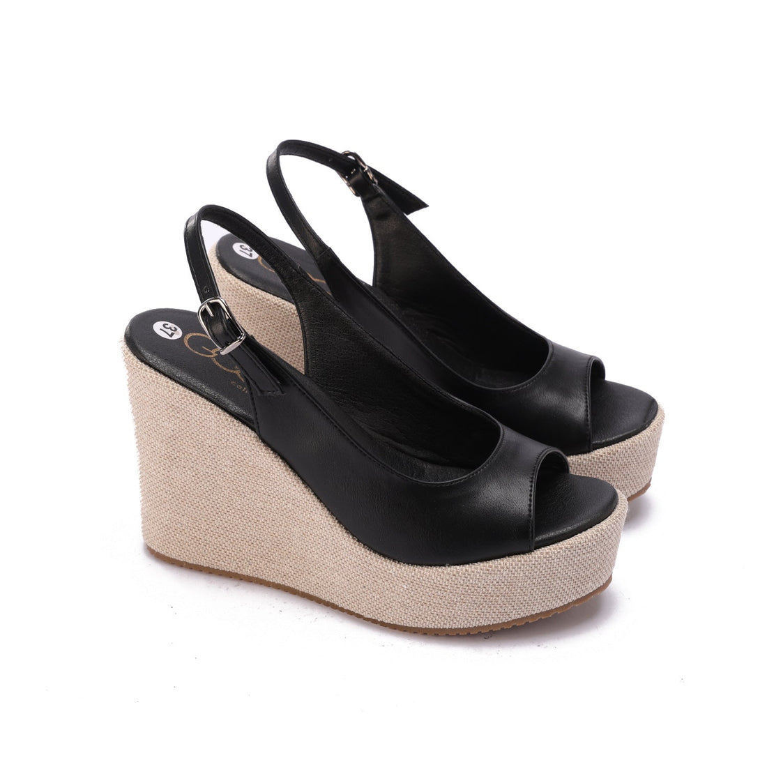 Gogoo Collection Crisscross Wedge Heels