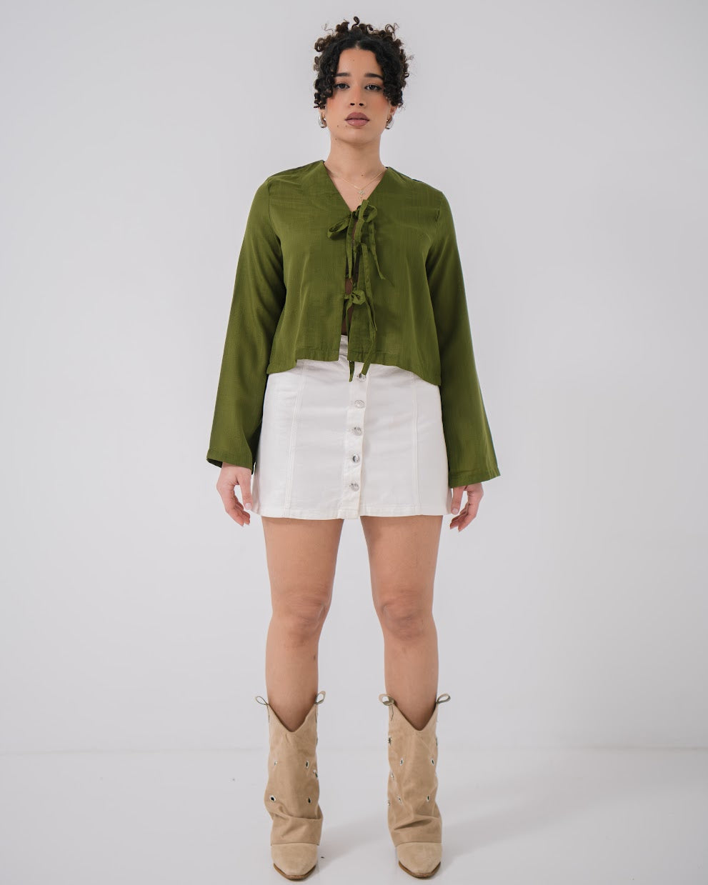 EIEI Sage linen Blouse