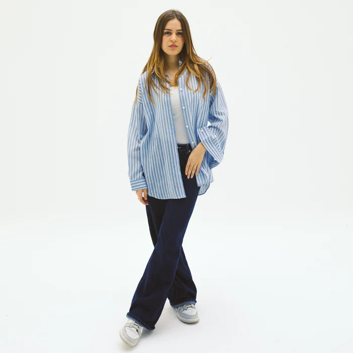 Oshe Striped Linen Shirt
