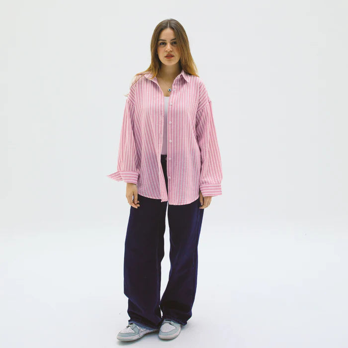 Oshe Striped Linen Shirt