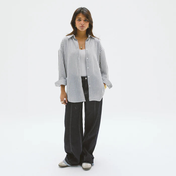 Oshe Striped Linen Shirt