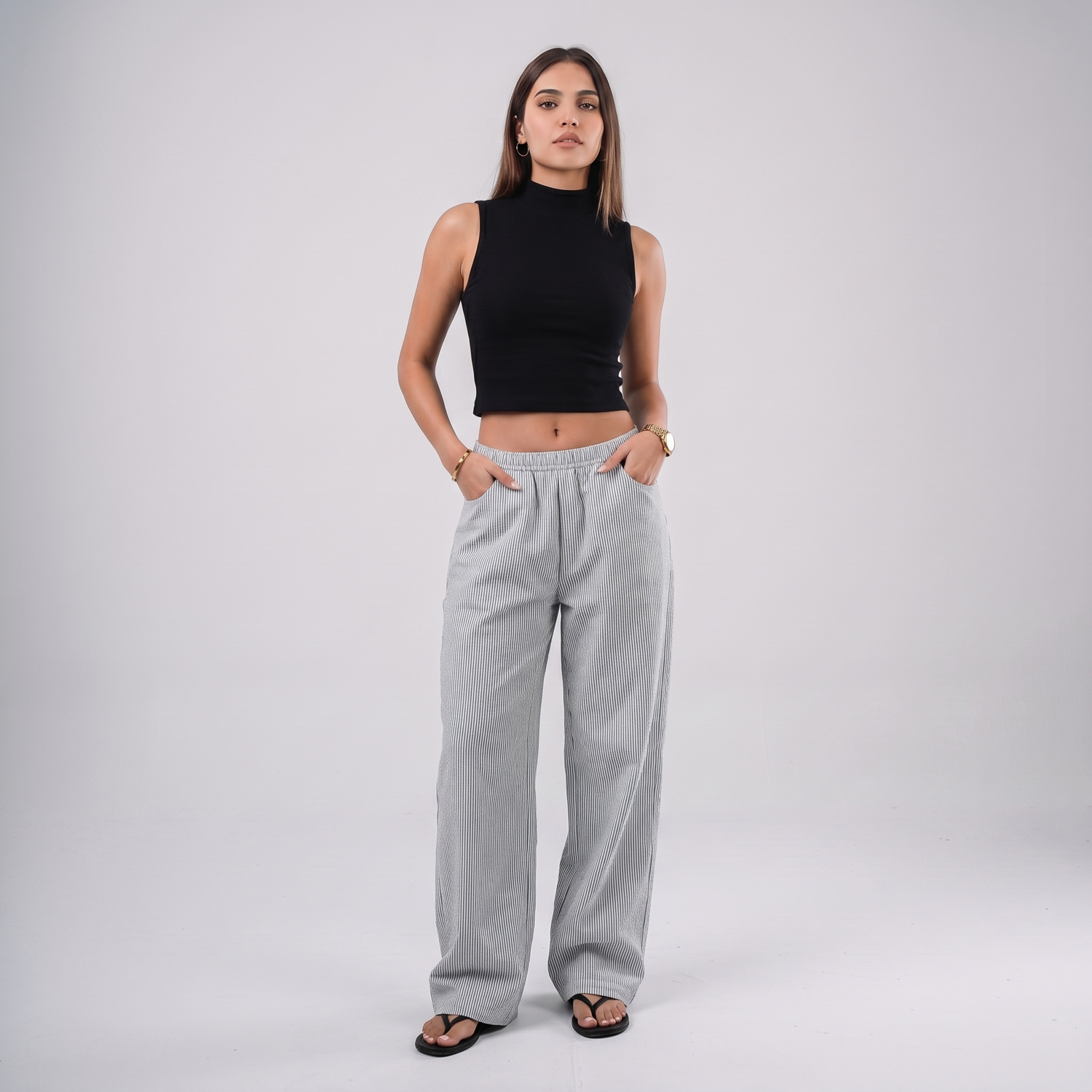 Denjo The Italian Striped Pants