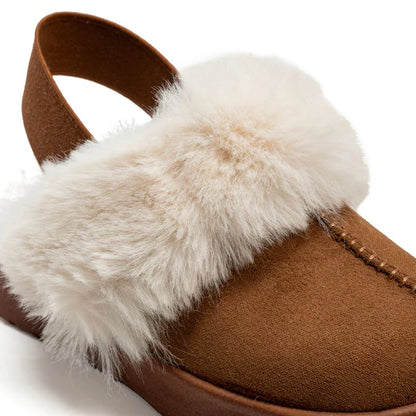 Gogo Collection Suede Slingback Clogs