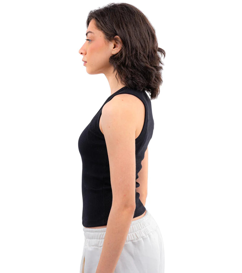 CTRL U Shaped Ribbed Tank Top